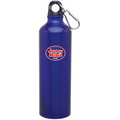 24 Oz. Blue H2go Classic Aluminum Water Bottle